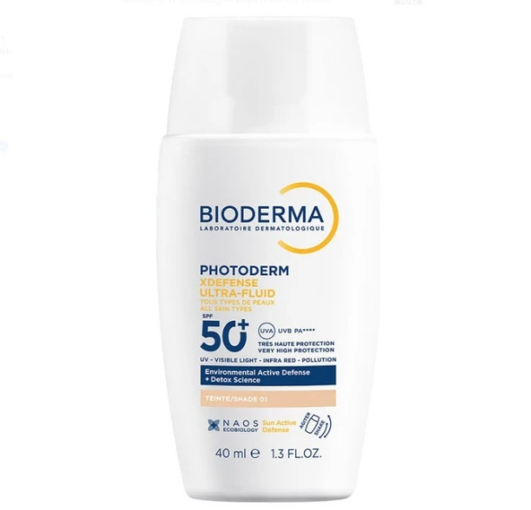 Bioderma Photoderm XDefense Spf50+ Tüm Cilt Tipleri İçin Renkli Güneş Kremi 40 ml - Very Light ürün görseli 1
