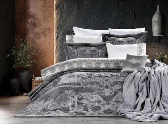 Zebra Casa Nora 3'lü Set Gri ürün görseli 1