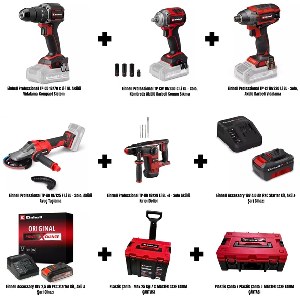 Einhell Professional Makine Seti Professional Makine Seti ürün görseli 1