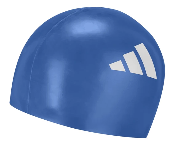 adidas 3-Stripes Swim Cap Kids - royal blue/white  Çocuk Bonesi IA8304 ürün görseli 1