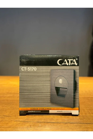 Cata CT5170 SENSÖRLÜ KORİDOR AYDINLATMASI FÜME KASA GÜNIŞIĞI ürün görseli 1