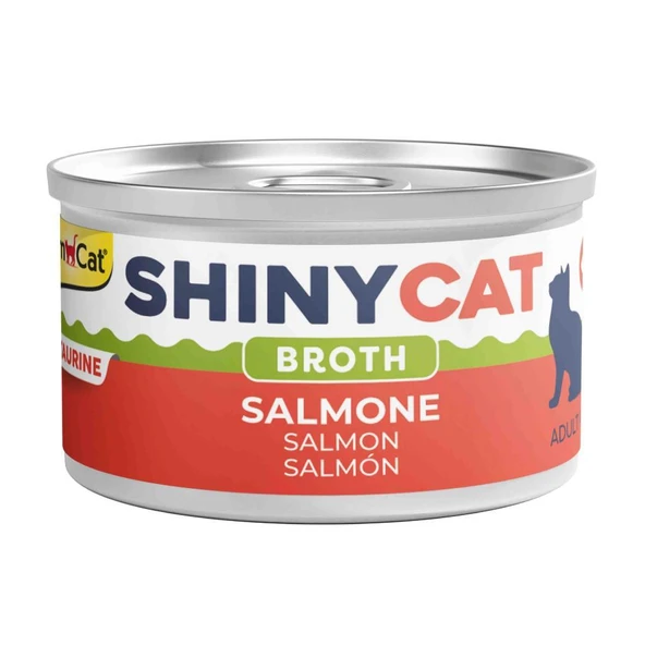 Gimcat Shinycat Broth Somonlu Kedi Konservesi 70 gr ürün görseli 1