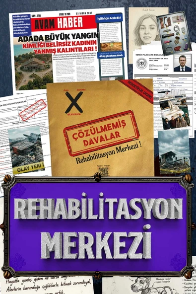 Rehabilitasyon Merkezi Suçluyu Bulma Dedektiflik Oyunu Katil Bulma Dedektif Oyunu Cinayet Çözme Oyun ürün görseli 1