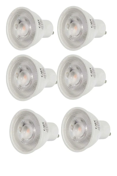 Cata CT-4215 K 7W GU10 DUY STARTER BACAK LEDLİ AMPUL KIRMIZI 6 ADET ürün görseli 1