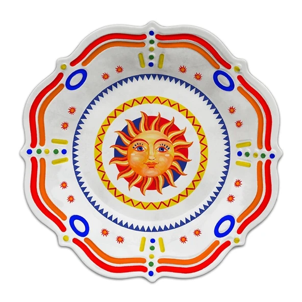 Baci Milano Dolce Vita Sun 6'lı Çukur Tabak 23,5 cm Melamin ürün görseli 1
