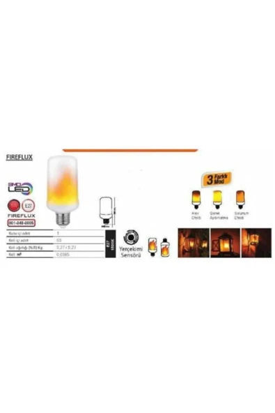 Cata Horoz Led Ampul Fıreflux 5 Watt - Resim 3