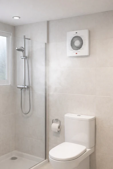 Horoz Electric 120/5" Banyo Tuvalet Aspiratörü 120m³/h 15W Sessiz Fan ürün görseli 1