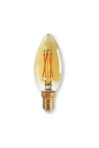 Cata 4W AMBER RUSTİK BUJİ AMPUL E14 ürün görseli 1