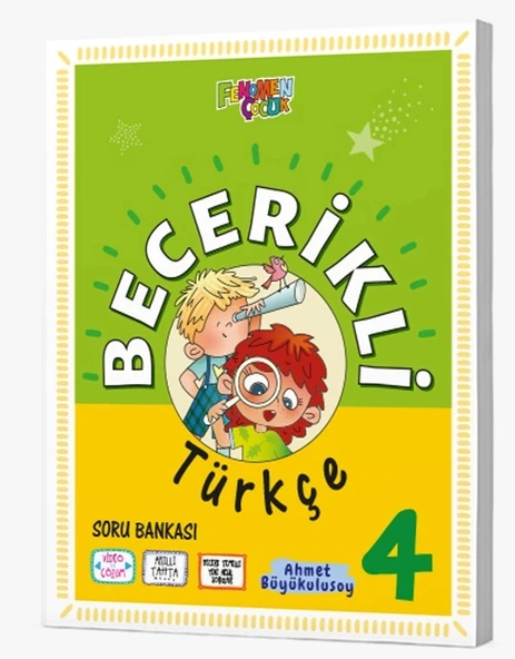 Fenomen Yayınları 4. Sınıf Becerikli Türkçe Soru Bankası ürün görseli 1