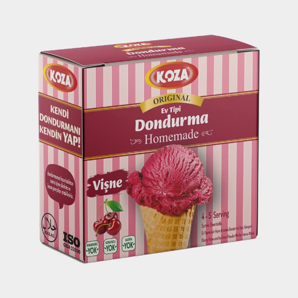 Koza Vişne Ev Tipi Dondurma Tozu ürün görseli 1
