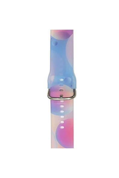 Coverzone Xiaomi Mi Watch Color Ile Uyumlu Kayış Renkli Desenli Erstwhile Kordon Sweet ürün görseli 1