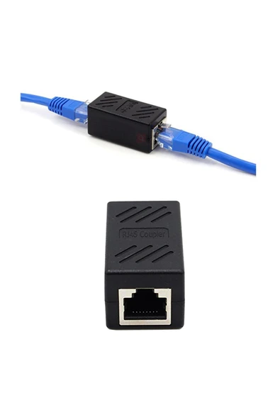 Coverzone 1 Portlu Ethernet Splitter, Tek LAN Kablosu, Ethernet Bölücü, RJ45 Dişi Adaptör Konnektörü ürün görseli 1