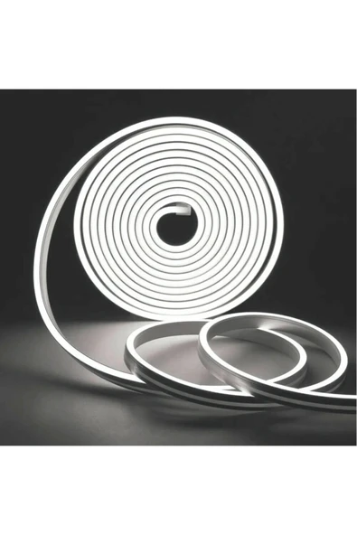 YCL Esnek Neon Hortum Led - Beyaz Işık 220V RULO 120 LEDLİ 1 METRE ürün görseli 1