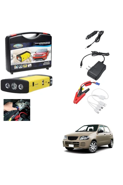Coverzone Araç Akü Takviye Cihazı 50800mAh 12V Benzinli Araç Çalıştırma USB Şarj Acil Aydınlatma | JP-S151 ürün görseli 1