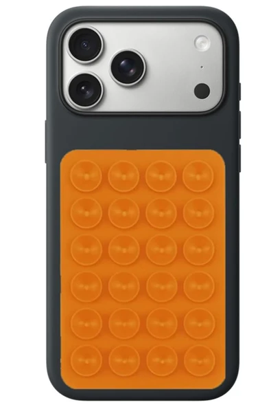 Coverzone Vantuzlu Telefon Tutucu Stand Güçlü Silikon Yapışkanlı Cam Masa Uyumlu Pratik Telefon Standı -hsn* ürün görseli 1