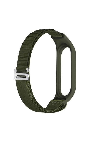 Coverzone Xiaomi Mi Band 5-mi Band 6 Ve Band 7 Ile Uyumlu Bileklik Alpen Loop Yedek Kordon Çift Katmanlı Kumaş ürün görseli 1