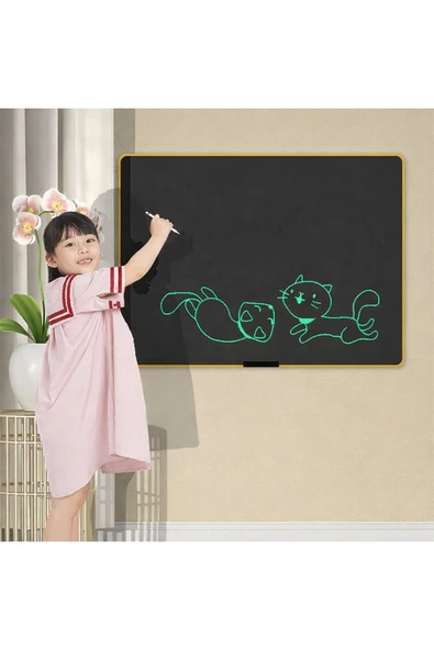 Coverzone Yazı Tableti XXL 40 inç LCD Çift Taraflı Çizim Karalama Tahtası Eğitim Öğrenme Aracı 80x60cm XLB-40 ürün görseli 1