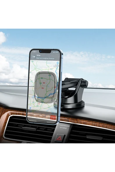 Hoco Manyetik Telefon Tutucu Orta konsol 4,5-7 inç Açısı Ayarlanabilir iPhone Uyumlu ürün görseli 1