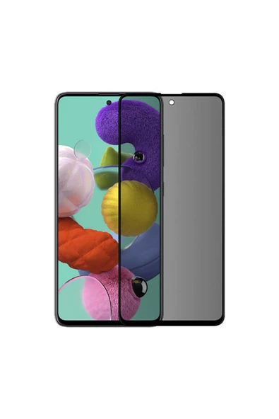 Coverzone Galaxy M31 Ile Uyumlu Security 5d Gizlilik Filtreli Ekran Koruyucu Cam Ekran Koruyucu Siyah ürün görseli 1