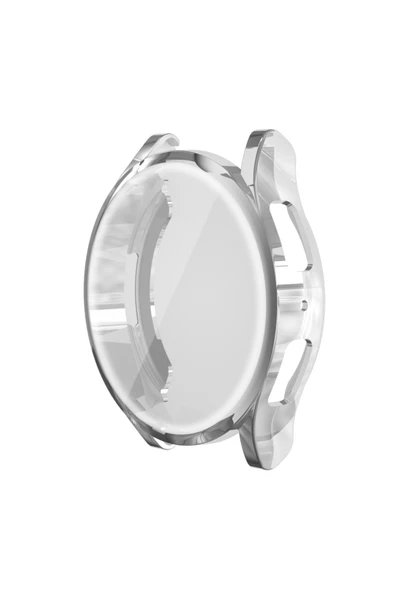 Coverzone Galaxy Watch 6 ile Uyumlu 40mm Önü Kapalı Tasarım Silikon Kılıf Çerçeve çiziklere Karşı Koruma ürün görseli 1