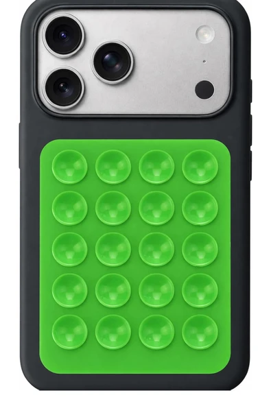 Coverzone Vantuzlu Telefon Tutucu Stand Güçlü Silikon Yapışkanlı Cam Masa Uyumlu Pratik Telefon Standı -hsn* ürün görseli 1