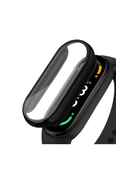 Coverzone Xiaomi Mi Band 6 Ile Uyumlu Tam Kapatan Önü Kapalı Serendipity Tempered Ekran Koruma Siyah ürün görseli 1