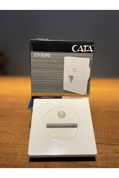 Cata CT5170 SENSÖRLÜ KORİDOR AYDINLATMASI BEYAZ KASA GÜNIŞIĞI ürün görseli 1