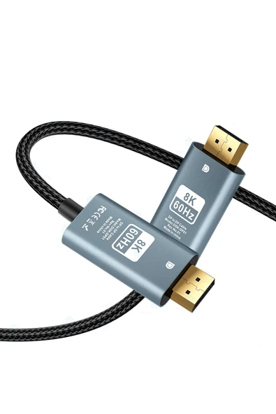 Coverzone DP to DP Kablo, 8K 60Hz 200cm Yüksek Hızlı, Displayport Kablo 2 Metre ZR856 ürün görseli 1
