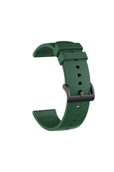 Coverzone Galaxy Watch Active 2 44mm Ile Uyumlu Spor Kordon Quintessential Kayış Koyu Yeşil ürün görseli 1