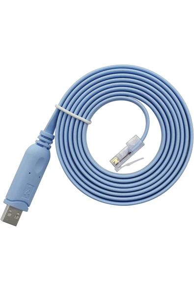 Coverzone 1.8 Metre Usb to Rj45 Kablo USB-A to Rj45 Veri Kablosu Dönüştürücü USB to Ethernet/LAN Kablo ürün görseli 1