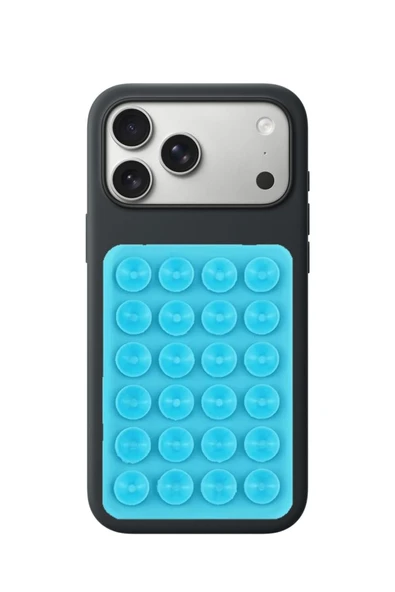 Coverzone Vantuzlu Telefon Tutucu Stand Güçlü Silikon Yapışkanlı Cam Masa Uyumlu Pratik Telefon Standı -hsn* ürün görseli 1