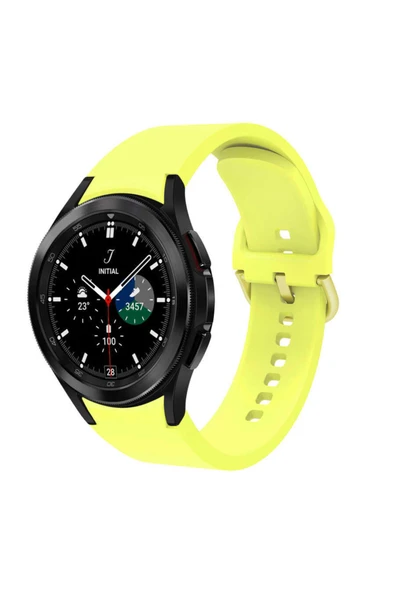Coverzone Galaxy Watch 5 Pro Ile Uyumlu 10 Kademeli Colorfull Esnek Spor Silikon Kordon Siyah ürün görseli 1