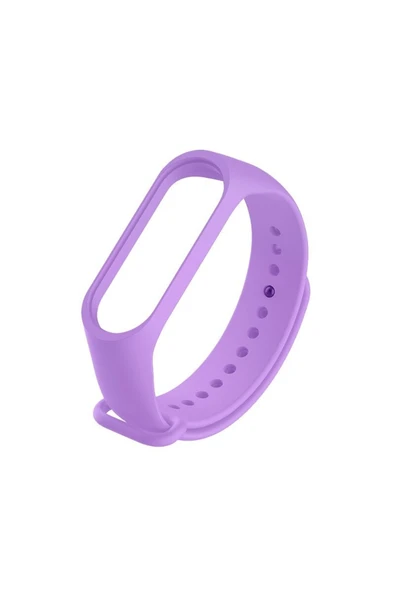 Coverzone Xiaomi Mi Band 7 Ile Uyumlu Saat Kayışı Ent Kaliteli Spor Saat Termoplastik Kordon Lila ürün görseli 1
