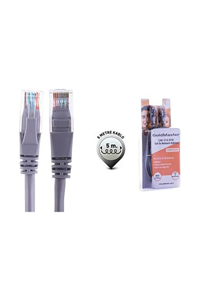 GOLDMASTER CAB-1218 NTW Cat5 Network Kablosu ürün görseli 1