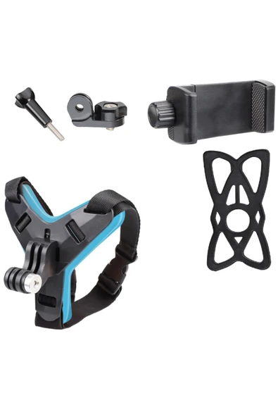 Coverzone Aksiyon Kamera Çene Altı Kask Bağlantı Aparatı X001 ürün görseli 1