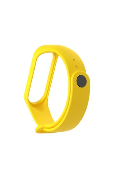 Coverzone Xiaomi Mi Band 5 Ile Uyumlu Saat Kayışı Ent Kaliteli Spor Saat Termoplastik Kordon Sarı ürün görseli 1