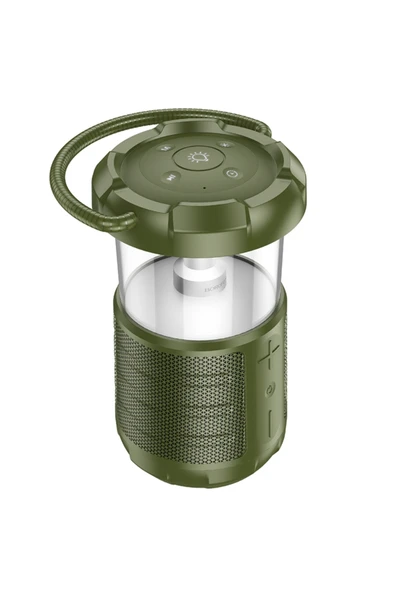 Borofone Bluetooth Speaker Işıklı Kablosuz Speaker Bluetooth Hoparlör El Tutamaçlı Kamp Lambası ürün görseli 1