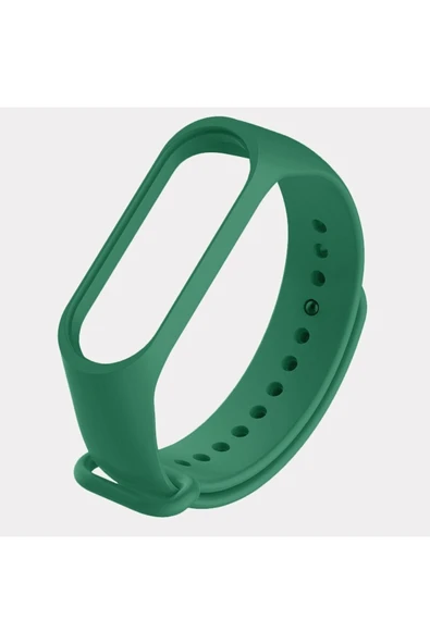 Coverzone Xiaomi Mi Band 5 Ile Uyumlu Saat Kayışı Ent Kaliteli Spor Saat Termoplastik Kordon Haki ürün görseli 1