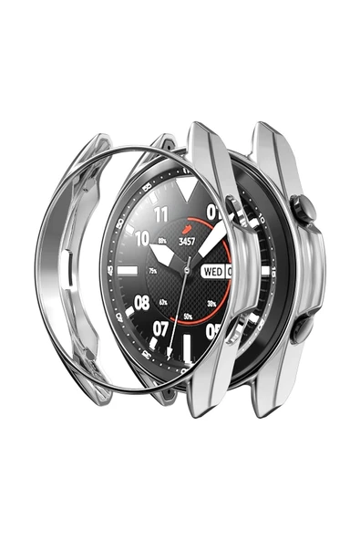 Coverzone Galaxy Watch 3 Ile Uyumlu 41 Mm ( Önü Açık ) Wafture Silikon Kılıf Watch 3 41 Mm Akıllı Saat Kılıf ürün görseli 1
