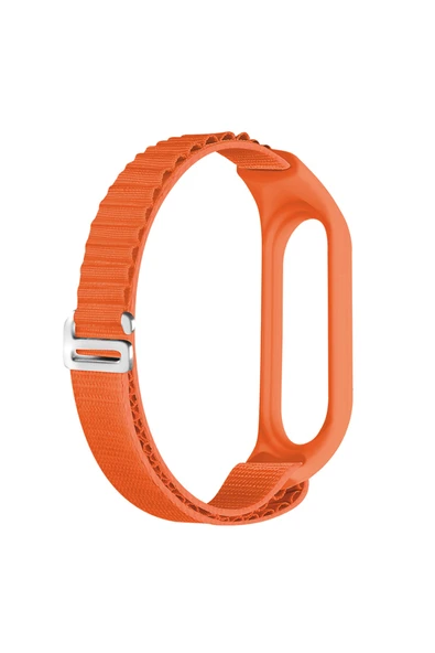 Coverzone Xiaomi Mi Band 3 Ve Mi Band 4 Ile Uyumlu Akıllı Bileklik Alpen Loop Yedek Kordon Çift Katmanlı Kumaş ürün görseli 1