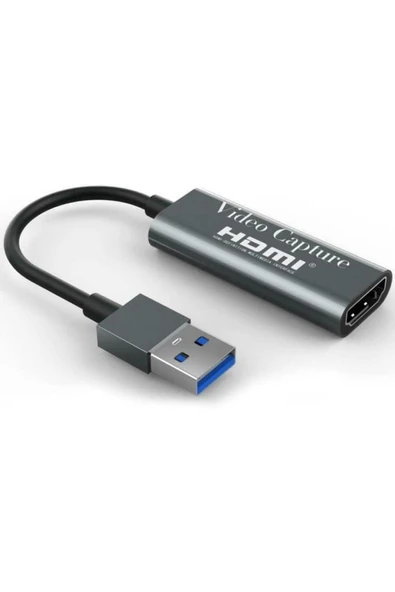 Coverzone 4k Usb 3.0 Capture Video Yakalama Adaptörü Hdmi To Usb 4k 1080p Akış Konferans/canlı Yayın/oy ürün görseli 1