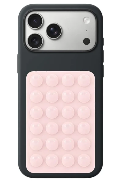 Coverzone Vantuzlu Telefon Tutucu Stand Güçlü Silikon Yapışkanlı Cam Masa Uyumlu Pratik Telefon Standı -hsn* ürün görseli 1