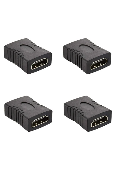 Coverzone 4 Adet HDMI Ara Birleştirici Dişi Dişi Adaptör 1080p Full HD Kablo Uzatma TV Monitör Uyumlu ürün görseli 1