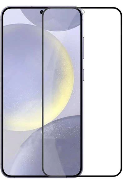 Coverzone Galaxy S24 Plus İle Uyumlu 6D Anti-Statik Özellikli Siyah Kenarlı Çizilmez Temperli Ekran Koruma ürün görseli 1