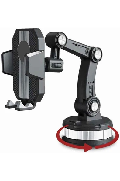Coverzone Araç İçin Telefon Tutucu Ayarlanabilir Temizlenebilir Torpido Cam Yada Sunroof Uygulanabilir FCZ031 ürün görseli 1