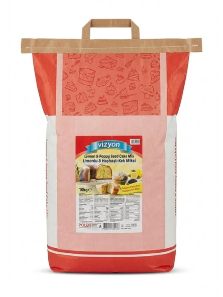 VİZYON LİMONLU HAŞHAŞLI KEK MİKSİ (10 KG.) ürün görseli 1