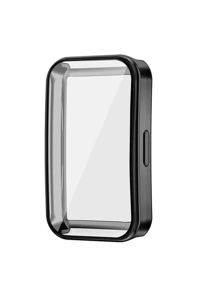 Coverzone Galaxy Fit3 ile uyumlu Silikon Koruma 360 Tam Kapatan Çerceve PC Kasa Koruma Silikon Çerçeve ürün görseli 1