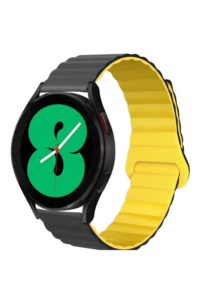 Coverzone Huawei Honor Magic 2 ile uyumlu Kordon 46mm Manyetik Toka Çift Renk Infatuation Hafif Spor Kayış ürün görseli 1