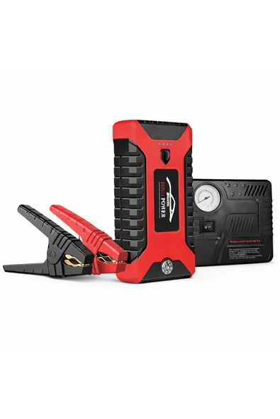 Coverzone 12V Akü Takviye Cihazı 20000mAh Taşınabilir Jump Starter 4 USB Çıkışlı Acil Aydınlatma | JP-S160 ürün görseli 1