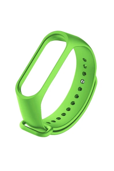 Coverzone Xiaomi Mi Band 6 Ile Uyumlu Saat Kayışı Ent Kaliteli Spor Saat Termoplastik Kordon Açık Yeşil ürün görseli 1